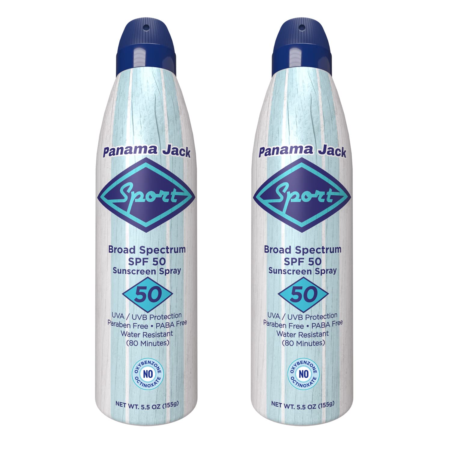 Panama Jack Sport Sunscreen Spray - SPF 50 Broad Spectrum UVA UVB Protection PABA Paraben Gluten Cruelty Free