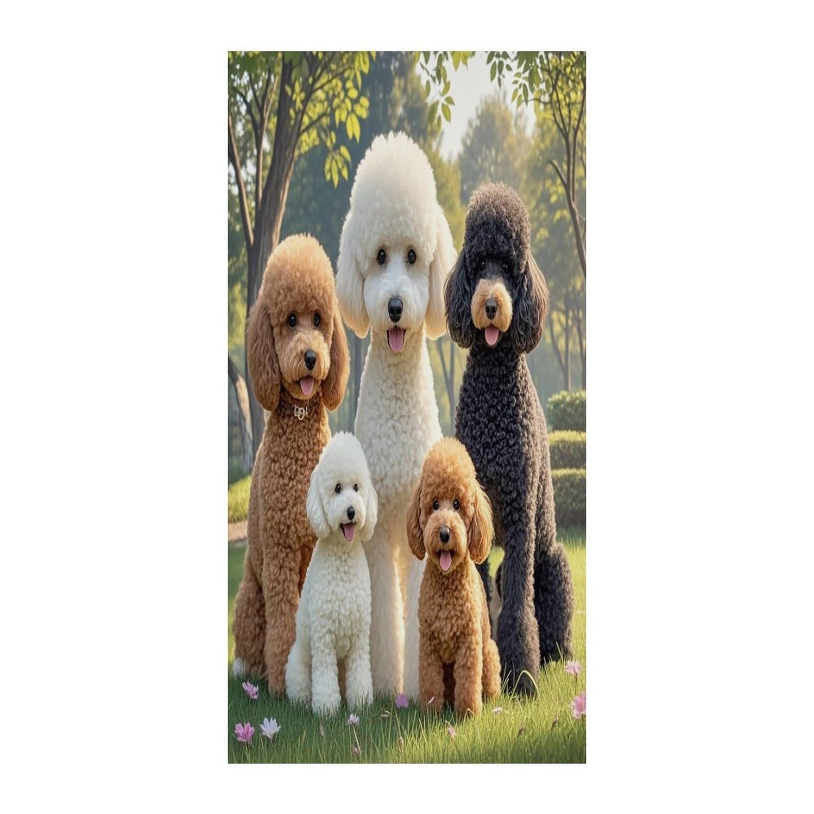 Cortinas divisoras de privacidad opacas con diseño de perros para aislar habitaciones