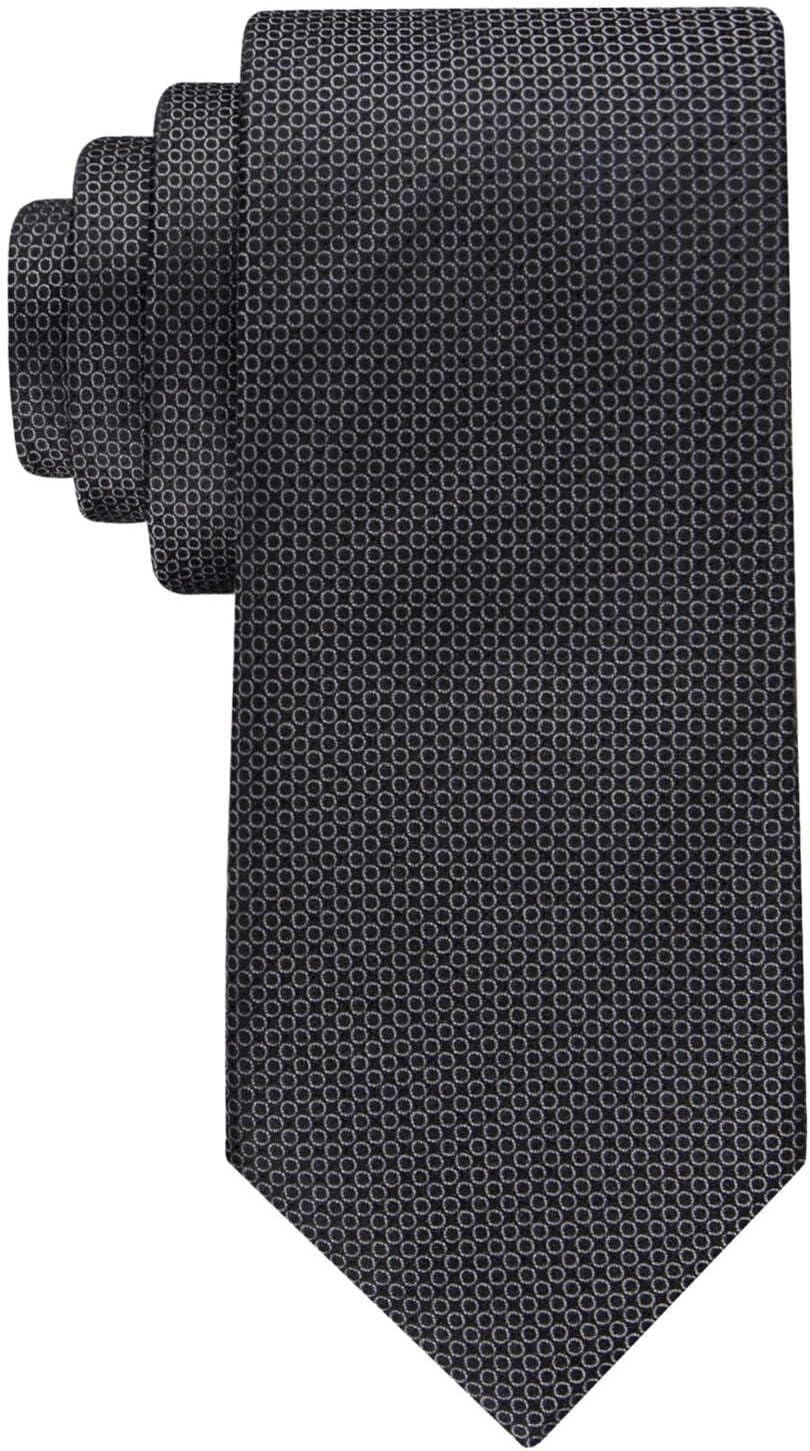 Calvin Klein Mens Classic Black Tie