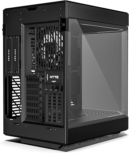 Vista 17 de HYTE Y60 - Moderna caja para juegos ATX de torre media con doble cámara panorámica de vidrio templado y cable elevador PCIE 4.0 incluido