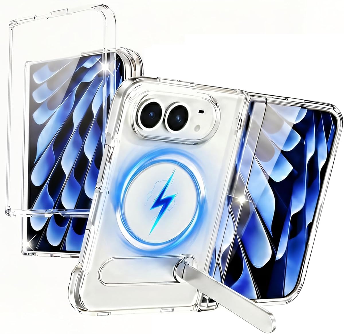 for iPhone Duo Case Clear MagSafe