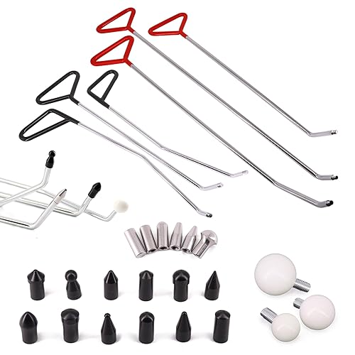 Dent Repair Tools 6 Pieces of Dent Removal Rods with