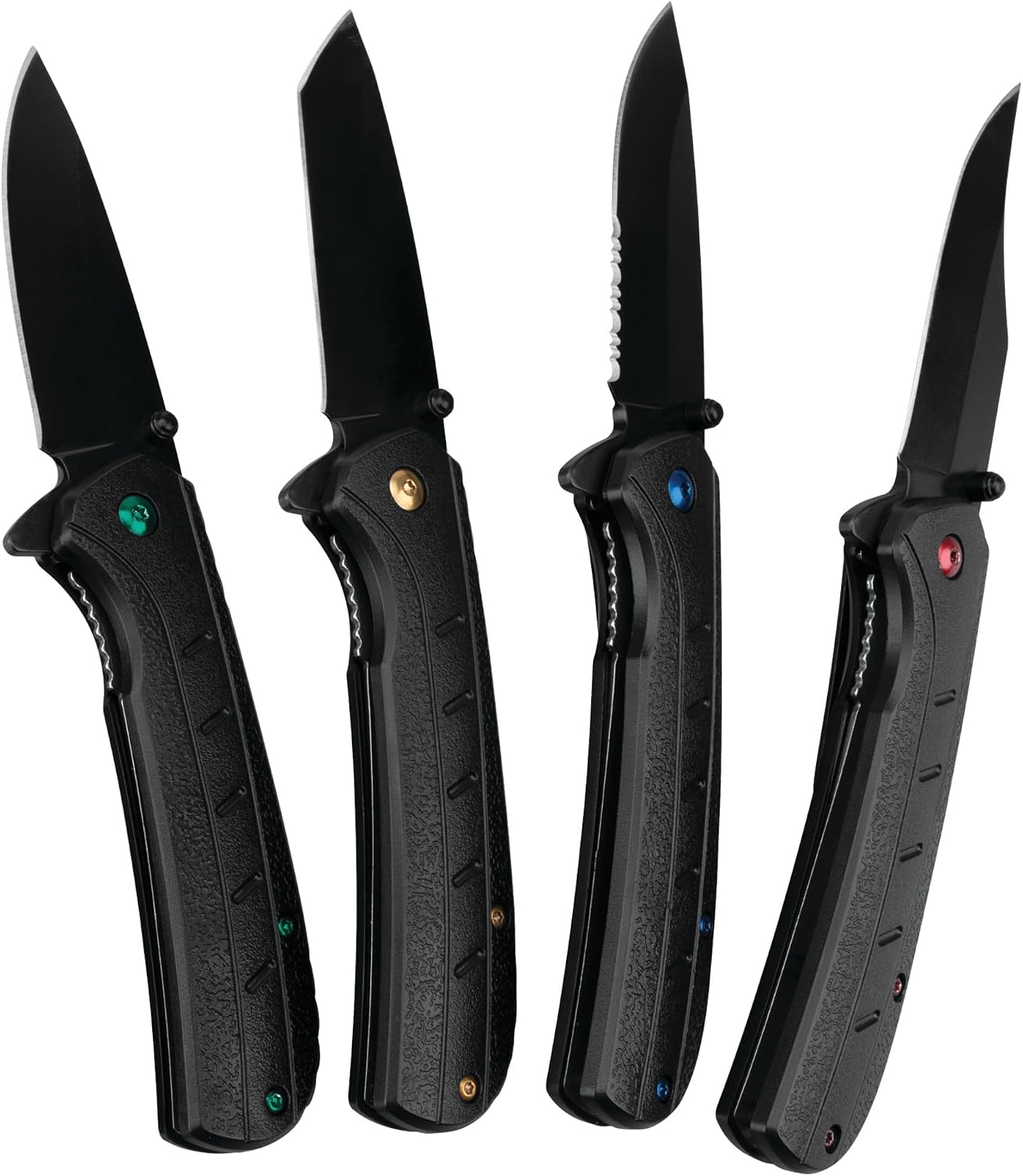 Performance Tool W9379 4 pk. Assisted Open Pocket Knife Set