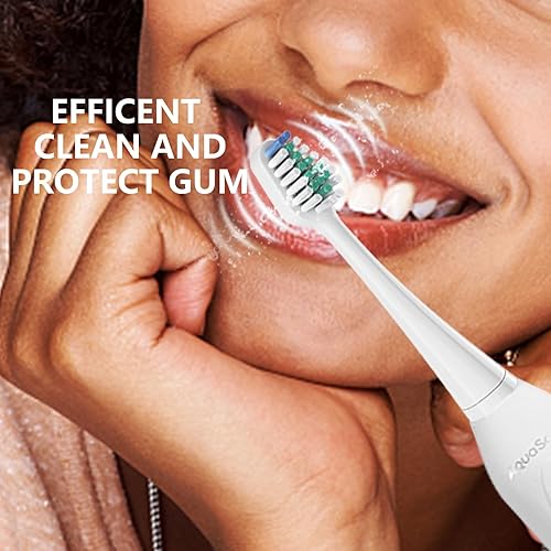 Miniatura 7 de Cabezales de cepillo de dientes de repuesto para AquaSonic Duo Series y Home Dental Center Electric Toothbruh, no compatible con Duo Series Pro, 5