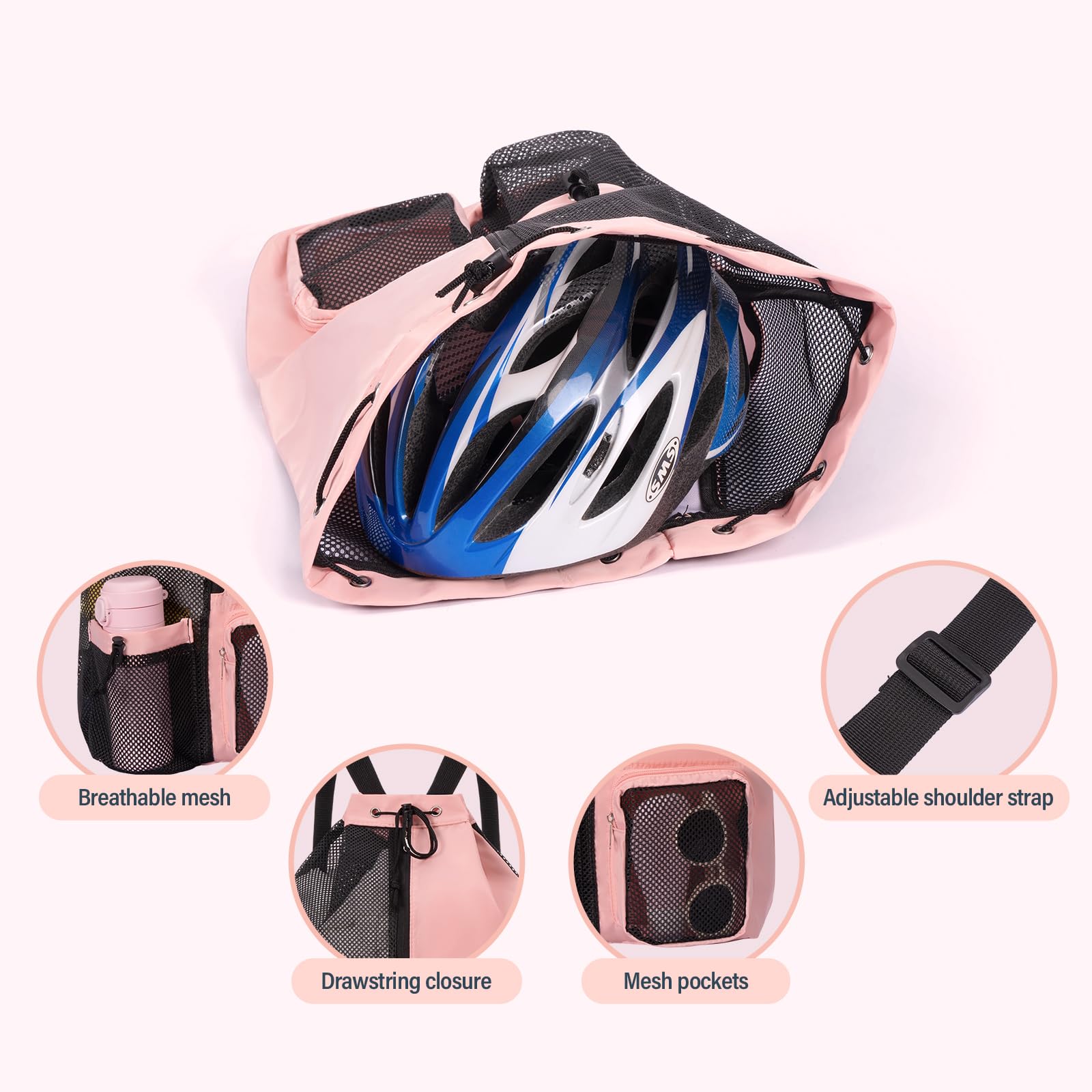 Sac Piscine Résistant à l'eau Sac Cordon Séparation Humide et Sèche, Sac de Sport en Maille Sac à Dos Sportif pour La Natation, Sacs à Dos pour Enfants Adultes Natation Gym Plage Sport