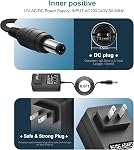 12V AC/DC Charger Power Supply Compatible for Seagate Hard Drive, Freeagent Goflex, WD Western Digital My Book External Hard Drive Adapter Power Cord