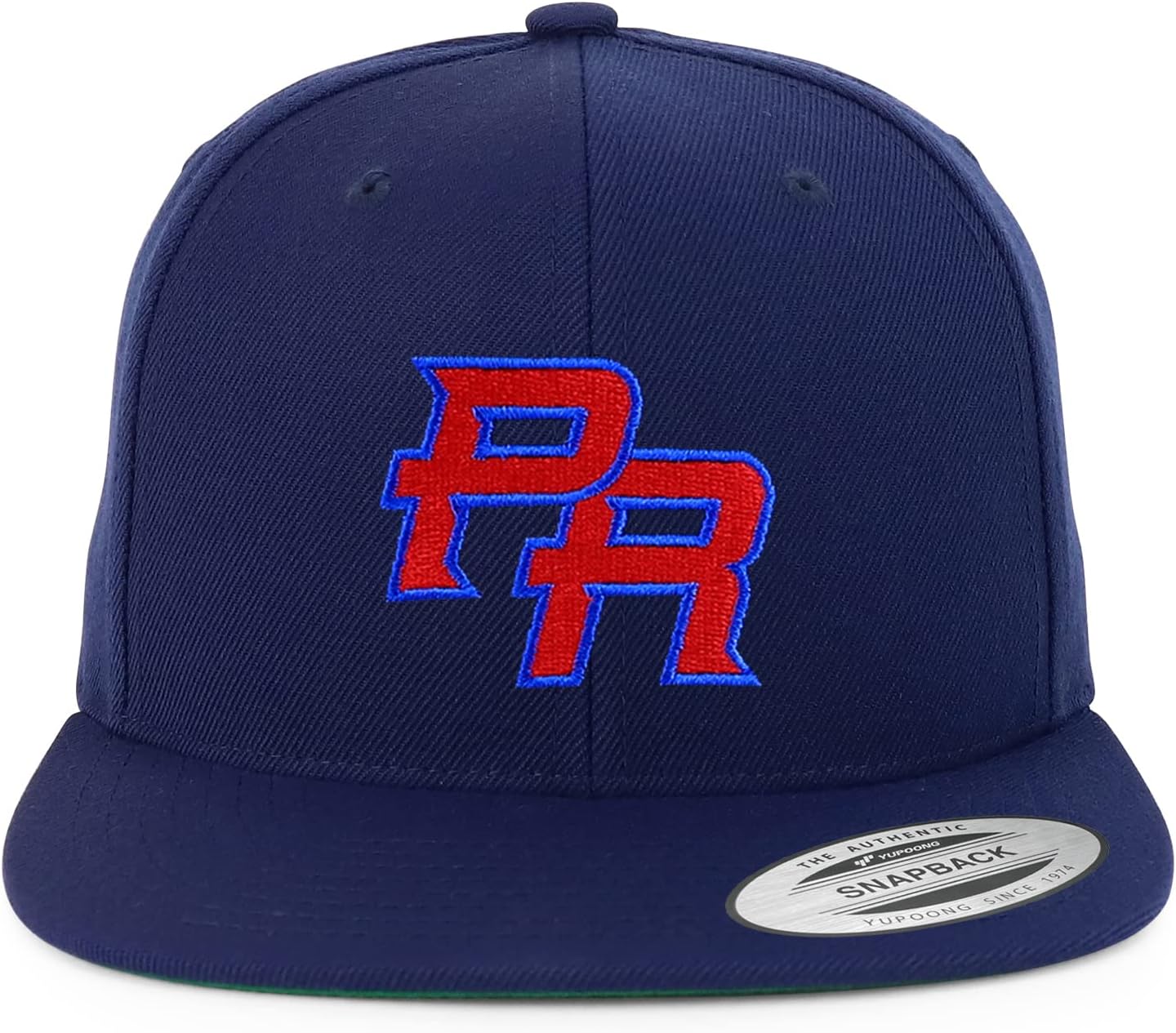 Trendy Apparel Shop Puerto Rico PR Embroidered Snapback Flatbill Cap