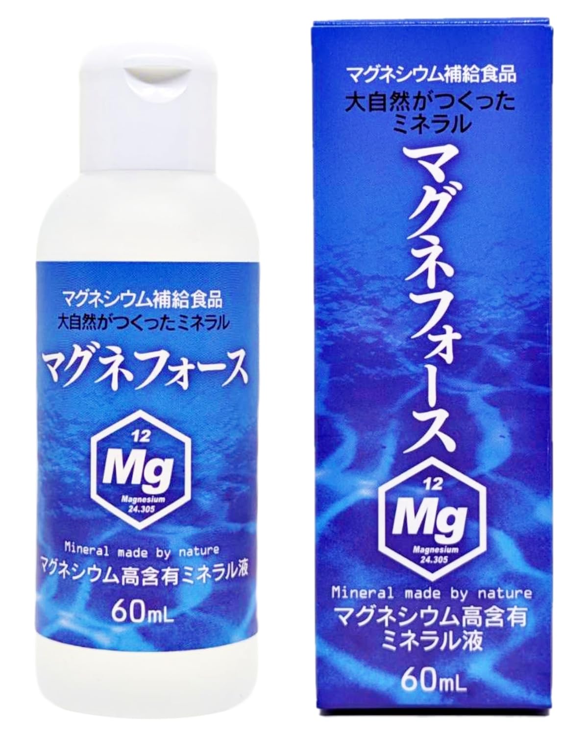 Amazon | 超高濃度マグネシウム無添加サプリ マグネフォース 60ml