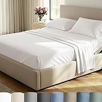 Vista 44 de California Design Den Juego de sábanas de lujo Twin XL - 100% algodón, 600 hilos, sábanas Twin XL de bolsillo profundo, ropa de cama suave