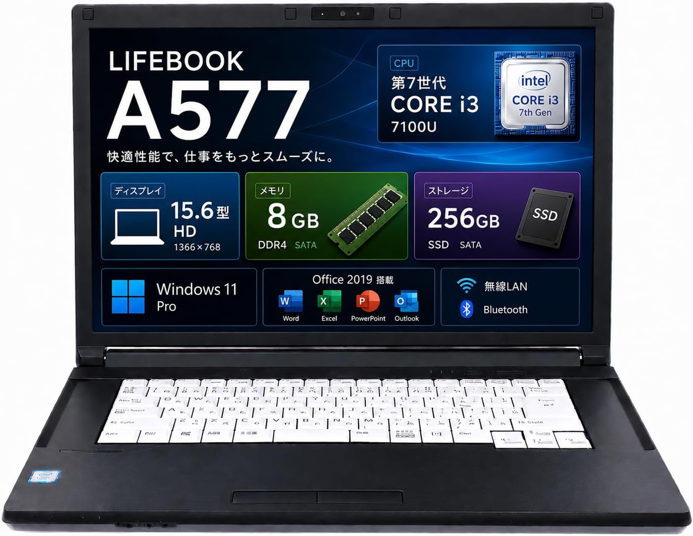 Refurbished Fujitsu Laptop LIFEBOOK U9310 13.3" FHD (1920x1080) Ultra Lightweight Laptop / 10th Gen Core i5-10310U @ 1.7GHz / 8GB RAM / Fast SSD Storage / Webcam / WIFI / Type-C / HDMI / Windows 11 & MS Office 2019 for Business and Remote Work (Memory: 8GB / SSD: 256GB) view 43