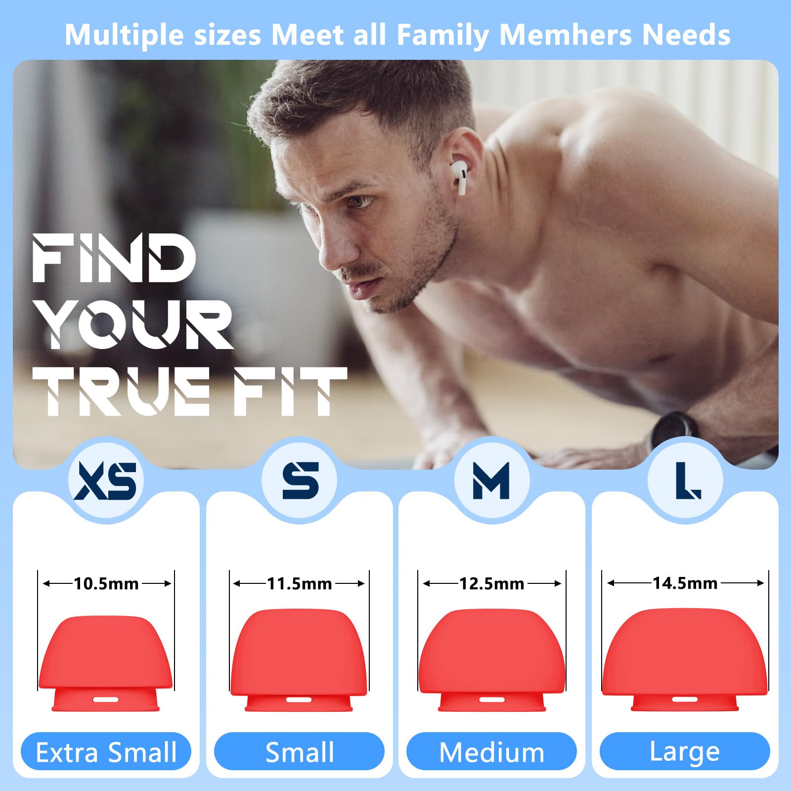 Aazon.co: 3 Pairs Replaceent Ear Tips for AirPods Pro 2nd/1st