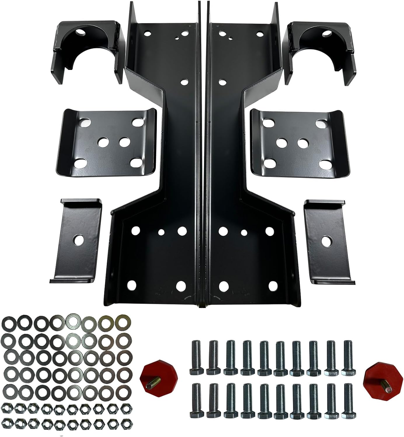 5" Rear Drop Flip Kit with C Notch Kit for 1988-1998 Chevy Silverado GMC Sierra C1500 2WD, Rear Axle Lowering Flip Kit