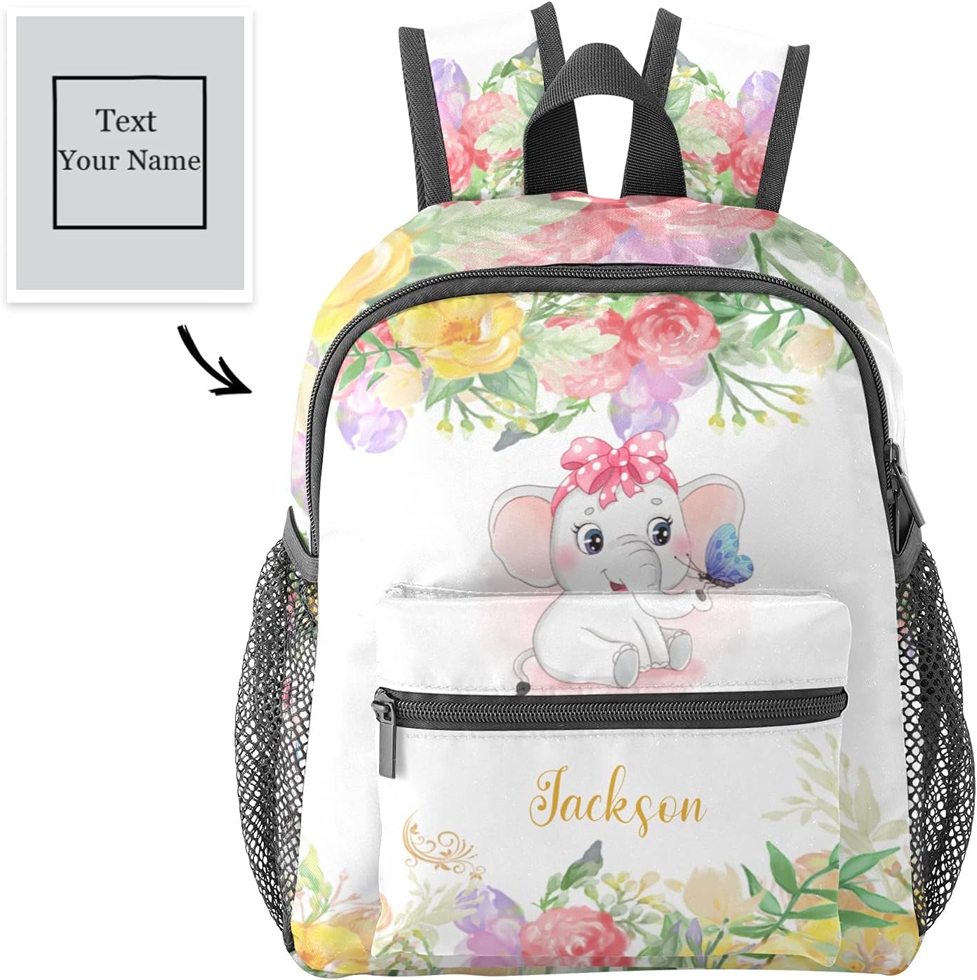 elephant school backpack