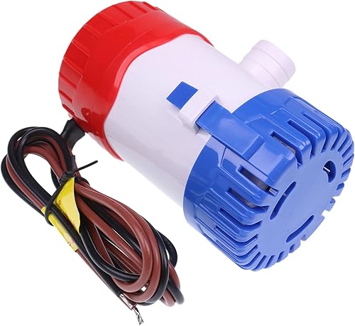 Miniatura 3 de Nueva bomba de sentina estándar 360 GPH 24DA-360, alto flujo, descarga roscada 12V