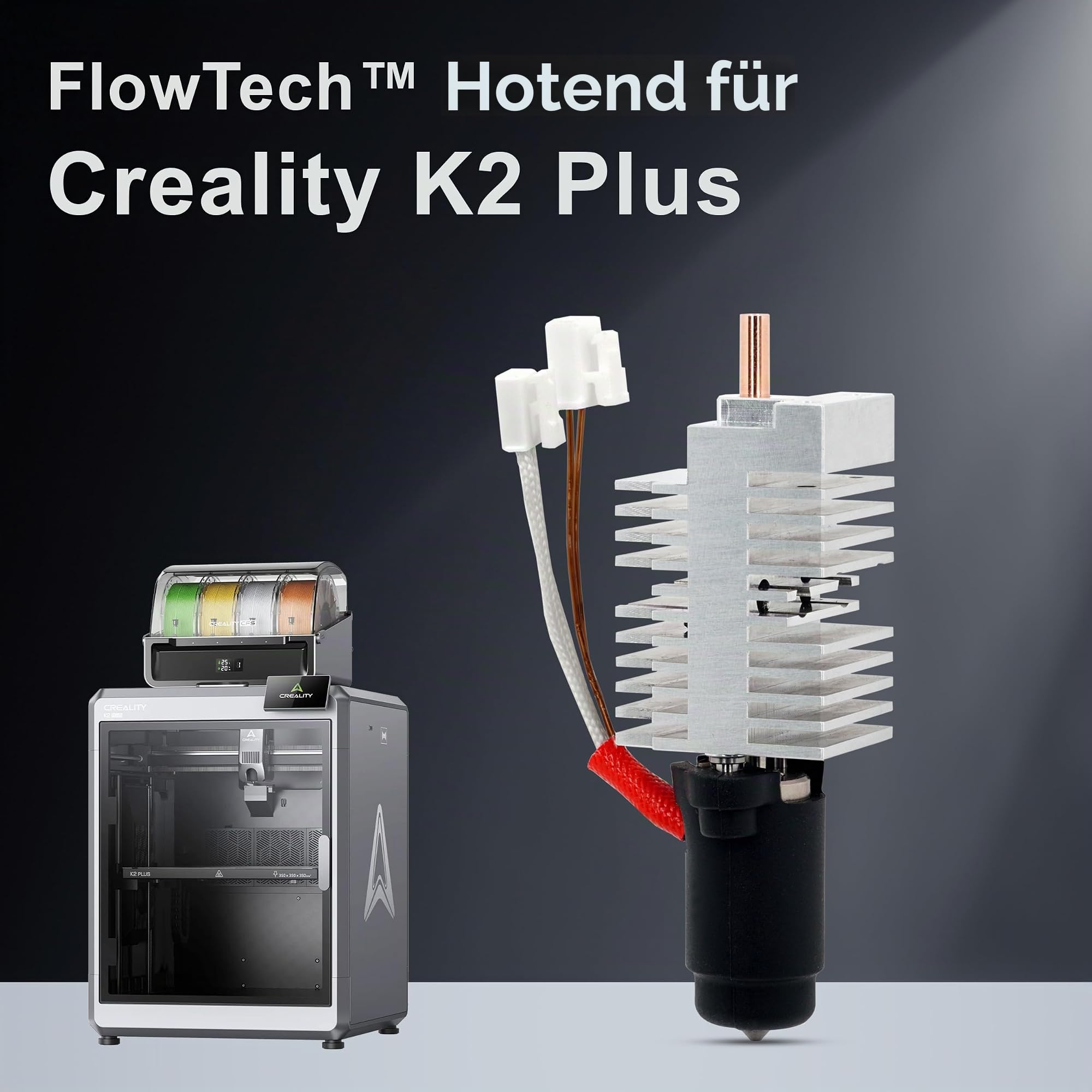 Microswiss FlowTech Hotend for Creality K2/K2 Plus