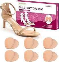 12 Pieces Women's Half Insoles Shoes – Bukihome Non-Slip Metatarsal Pads for High Heels, Sandals, Wedding, Party, Pink