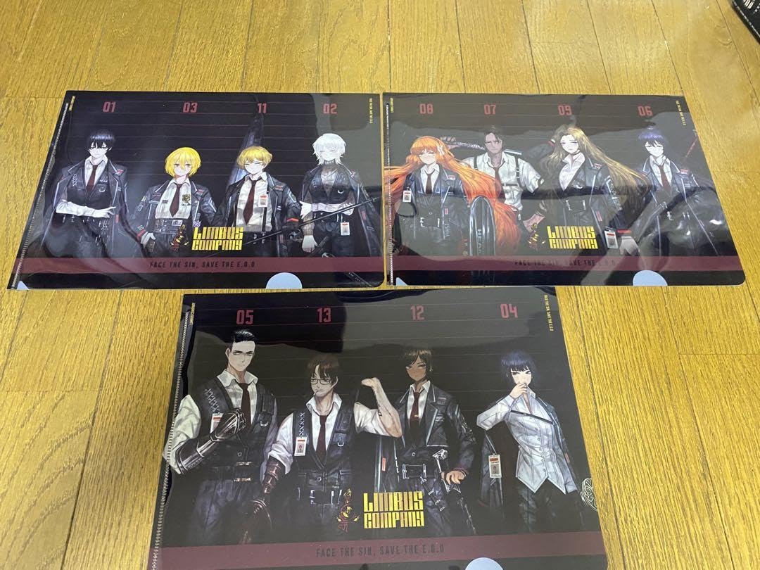 Amazon.co.jp: リンバスカンパニー 囚人 12人 クリアファイル 3枚