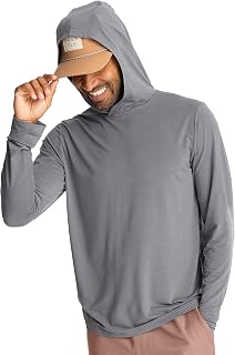 Men's Elevate Lightweight Hoodie - Sun Hoodie for Men with Odor Prevention, Quick Dry Moisture Control Technology