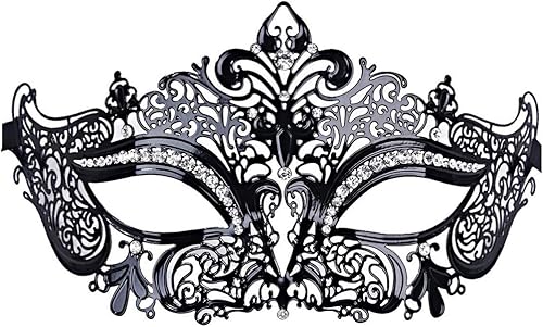 Miniatura 4 de Couples Masquerade Metal Masks Venetian Halloween Costume Mask Party Costume Accessory Mardi Gras Mask