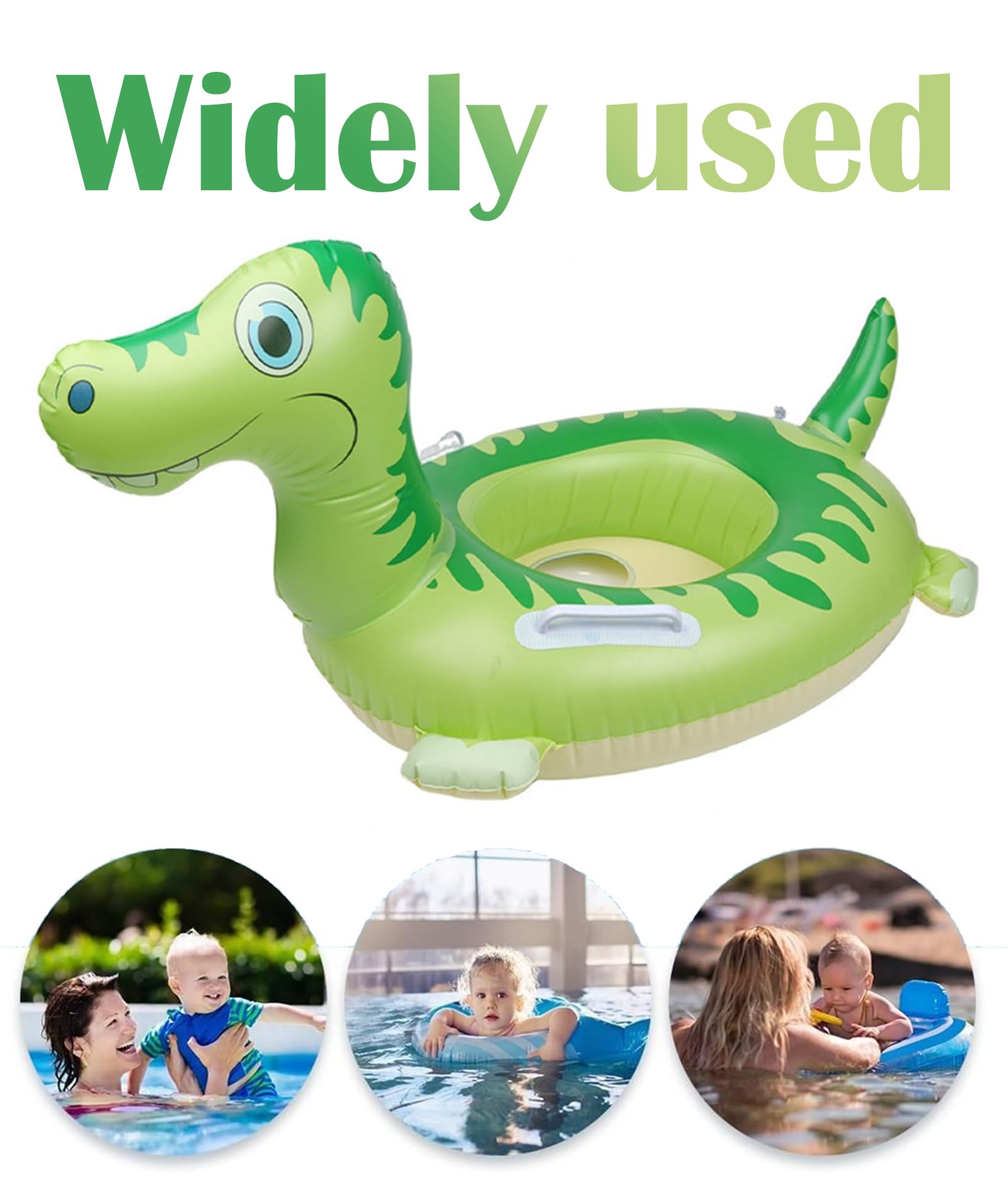 Swimming Tube for Kids, Swimming Pool Accessories, Dinosaur Swimming Accessories for Kids Inflatable Floaties Animal Ring Ride On Party Toys for Girls Boys Summer Beach Water Party - Image 2 thumbnail