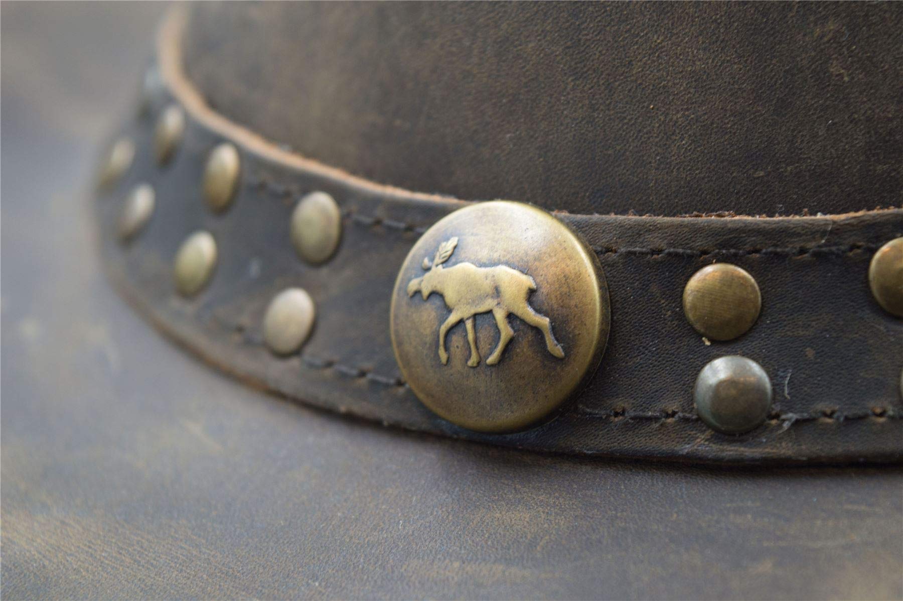 WALKER AND HAWKES - Cappello Brisbane in Pelle Bovina Outback Bicolore