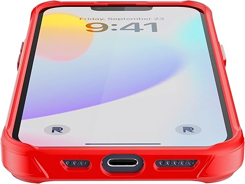 Miniatura 4 de REBEL Funda para iPhone 13 Series Gen-3 de fibra de aramida premium, compatible con MagSafe, esquinas protectoras a prueba de golpes, botones de