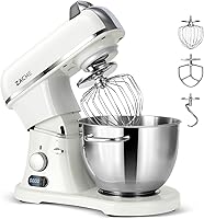 ZACME 8.4QT Commercial Stand Mixer 800W NSF/ANSI 8-2023 Certified Aluminum Die-Cast Quiet Planetary Mixing 8L Stainless Bowl