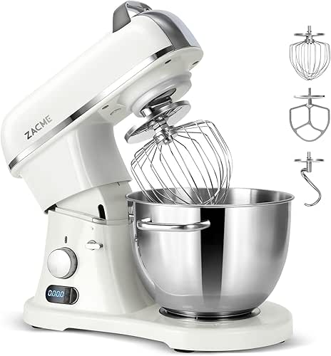ZACME 8.4QT Commercial Stand Mixer 800W with Aluminum Die Casting