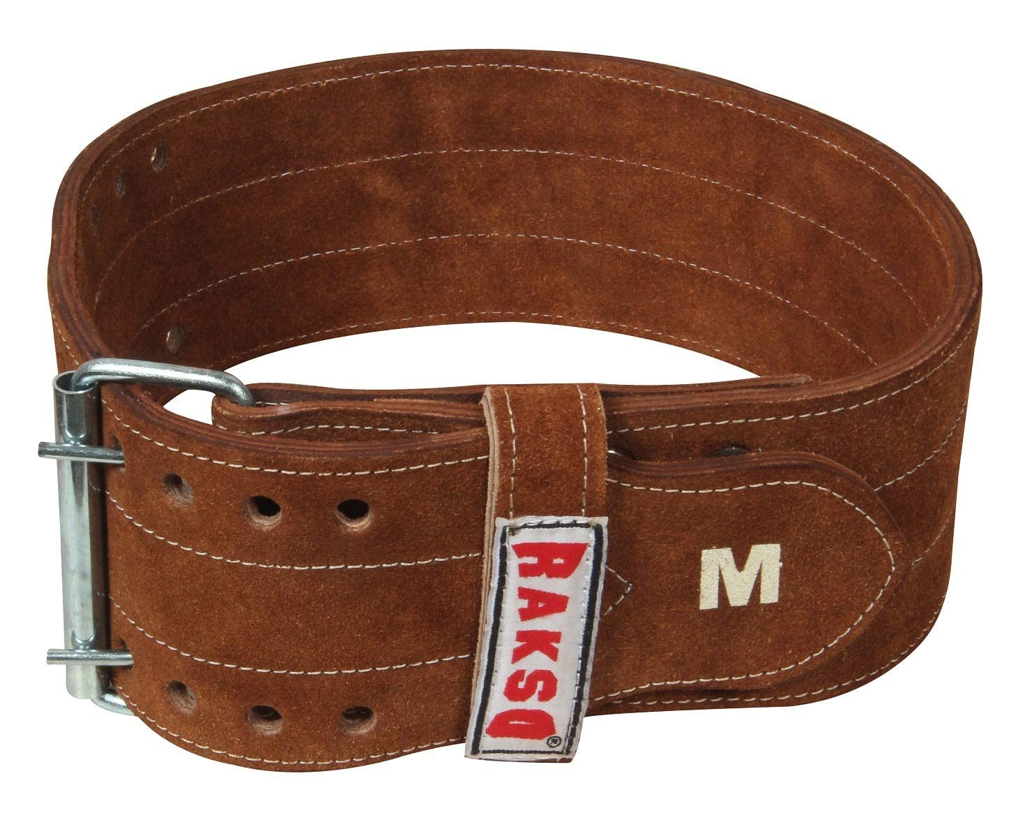 RAKSO 856 LEATHER GOLD 4 Inches Unisex Weightlifting Gym Belt FOR MEN WOMEN BOYS GIRL with Comfort for Fitness Workout| Moisture Wicking Lining | Washable Fabric | BUCKLE (40) (XXXL) (B0BPXSW2MH) Amazon Price History, Amazon Price Tracker