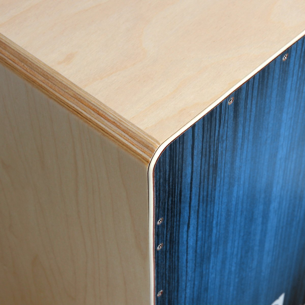 Sela SE 148 NL Varios Blue Cajon Set avec sac à dos, cajon pad et livre de cajon en néerlandais + CD + DVD