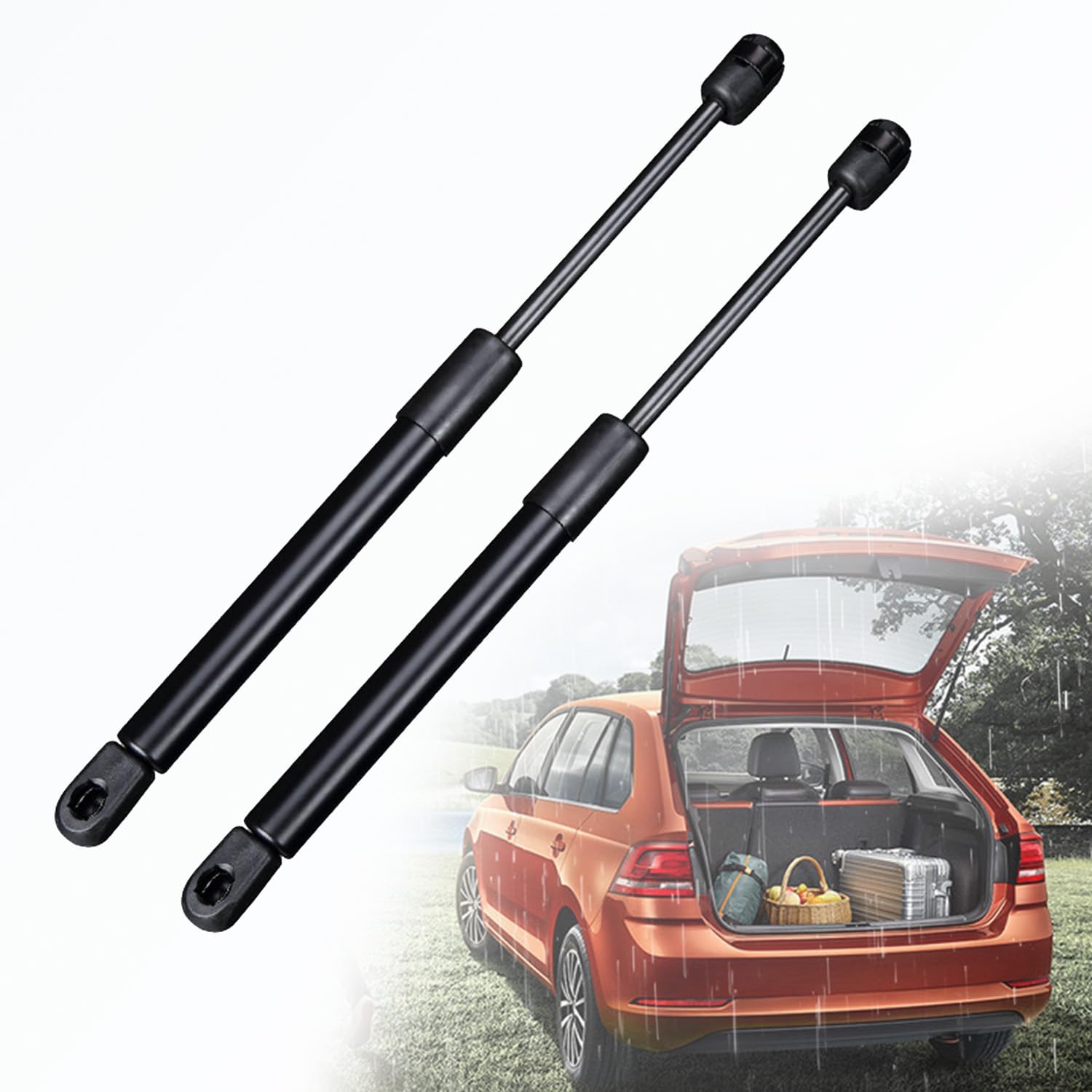 2 Stück Auto Kofferraum Gasfeder Dämpfer für VW Corsa Van Mk II (C) (X01) 2000-2006(OEM-9114311)-47.2cm, Hubstütze Gasdruckdämpfer Stabile Unterstützung Hydraulikhebel