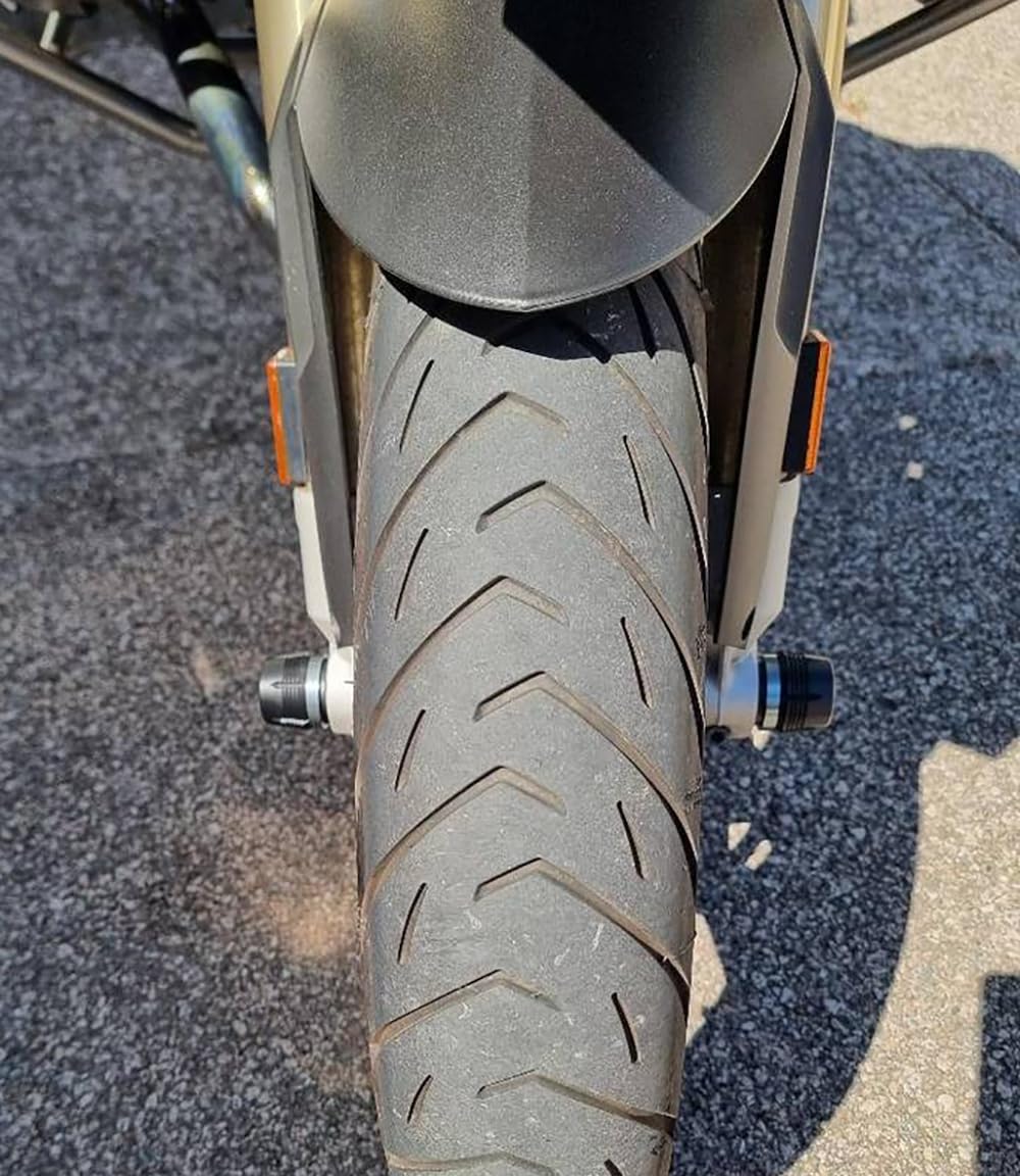 pour R1200GS R1250GS ADVENTURE GS1200 R 1250 GSA R1200 GS 2014-2023 Moto Essieu Avant Fourche Slider Protection Contre Les Chutes (Noir)