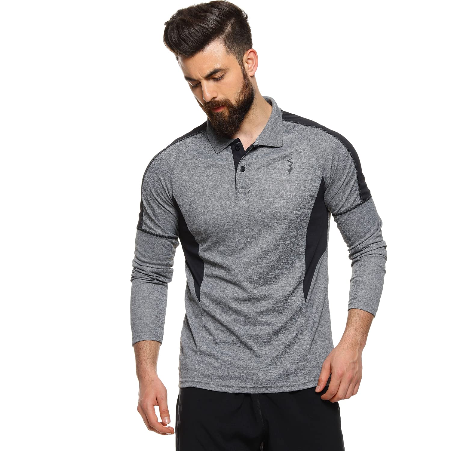 Men's Polyester Solid Regular Fit T-Shirt-image-43