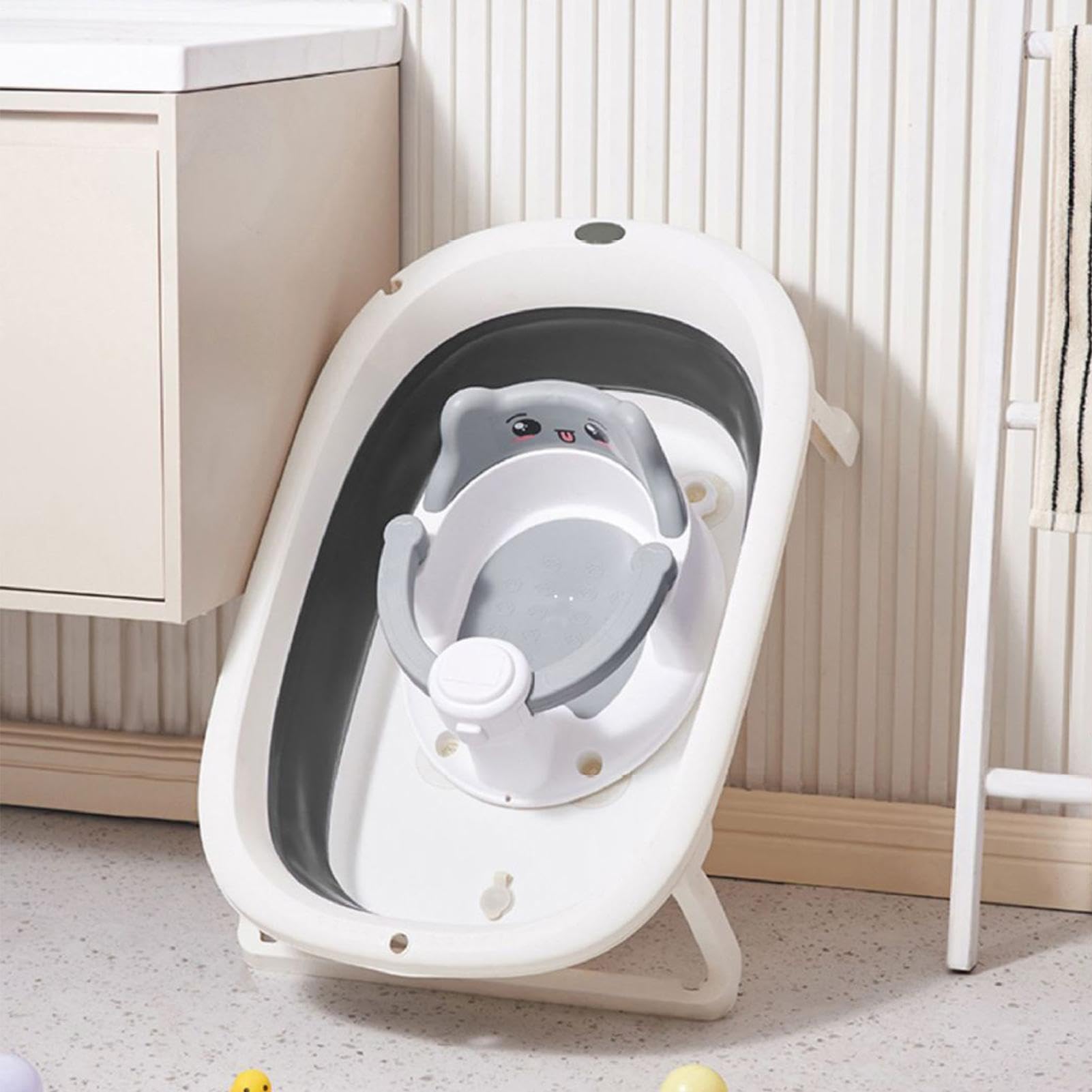 Sgabello da bagno per bambini, antiscivolo, con