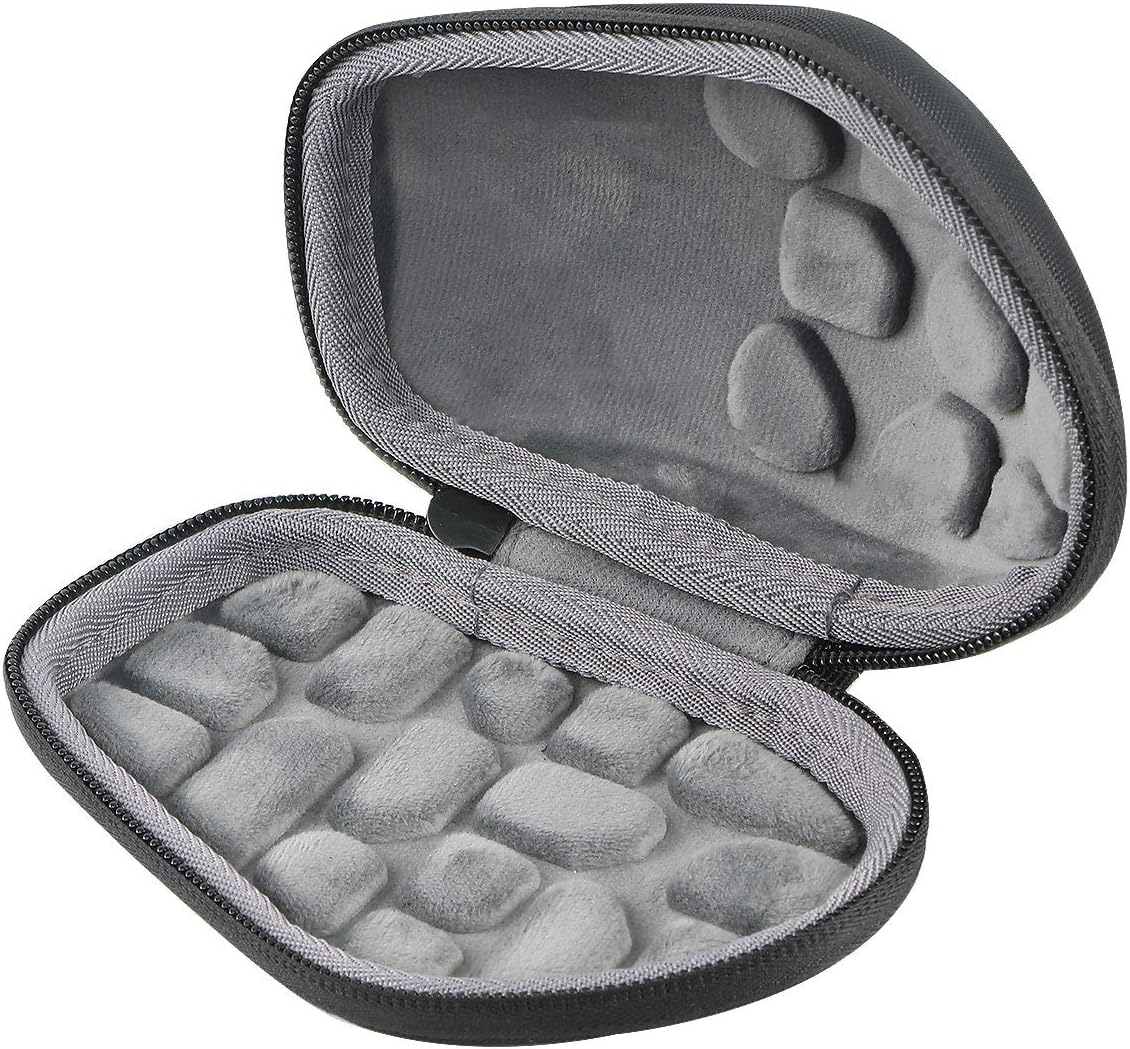 co2CREA Hard Travel Case Replacement for Logitech G604 Lightspeed Wireless Gaming Mouse (Black Case)