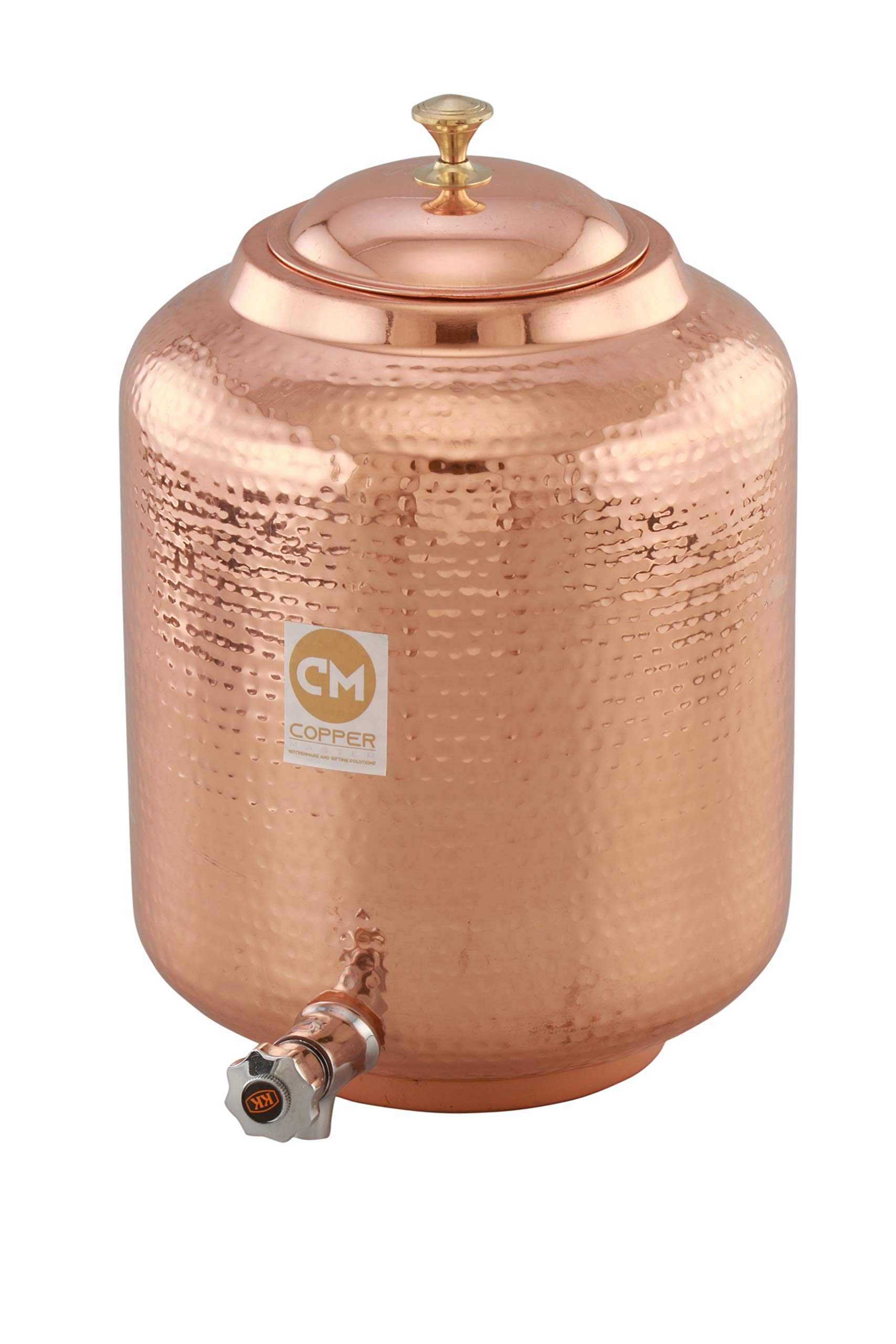 Buy CopperMaster 8 Litre Hammered Copper Water Dispenser (Matka
