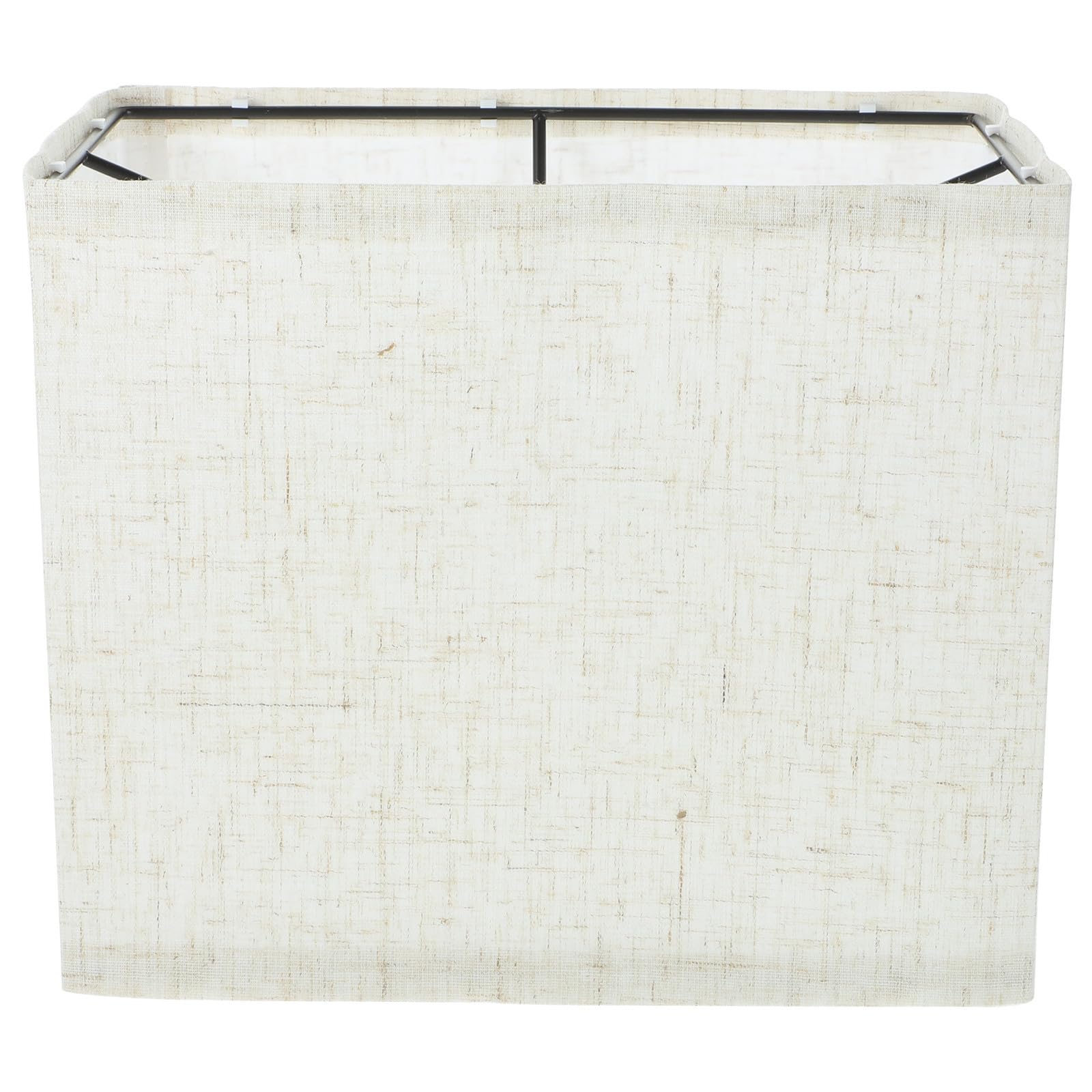 WOONEKY Abat-Jour Rectangulaire Petit Format 8.46X7.09X4.72 Pouces Abat-Jour Tissé la Main pour Lampe de Table Éclairage Doux Bureau Chambre
