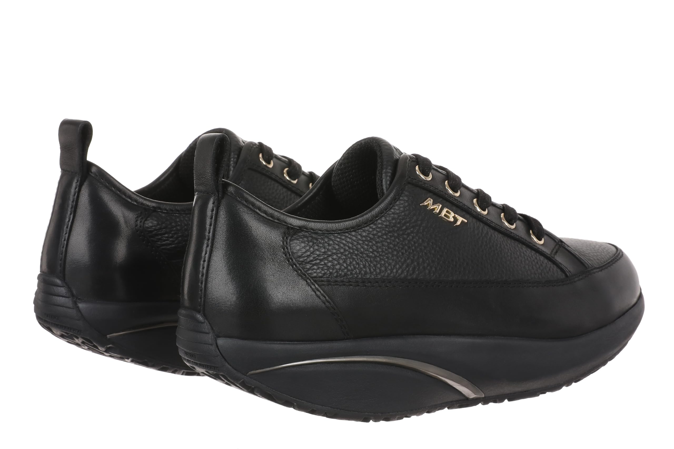MBT-1997 OBU Zapatillas Casual para Mujer en Napa y Cuero Granuloso. Calzado Fisiológico, Anatómico y Cómodo con Suela Curva. Plantilla de PU con Buena Amortiguación y Transpirabilidad.