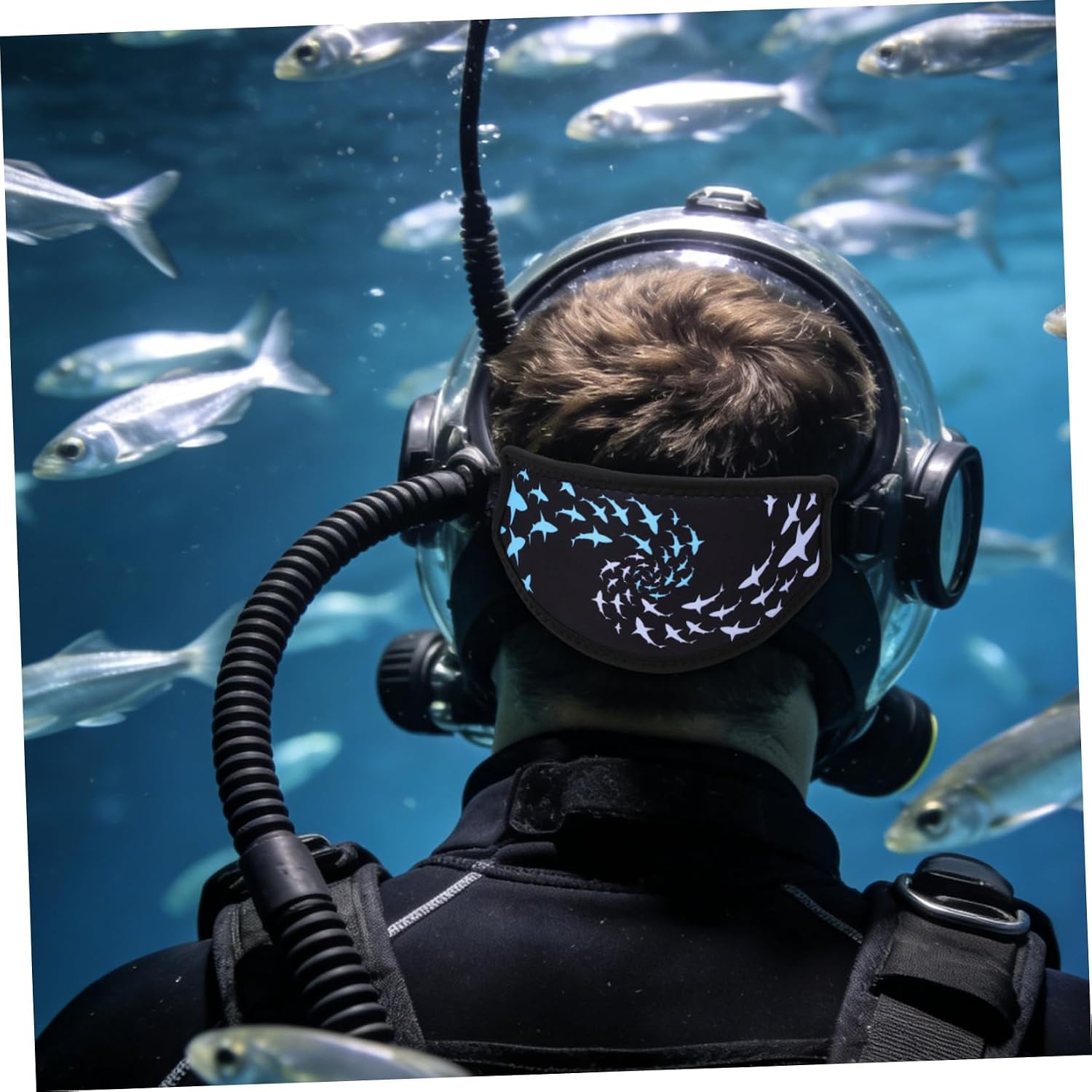 Toddmomy 2pcs Snorkeling Mask Strap Covers Double Layer Neoprene Dive Mask Headbands Anti-Tangle Replacement Straps for Adults Men Women Water Sports