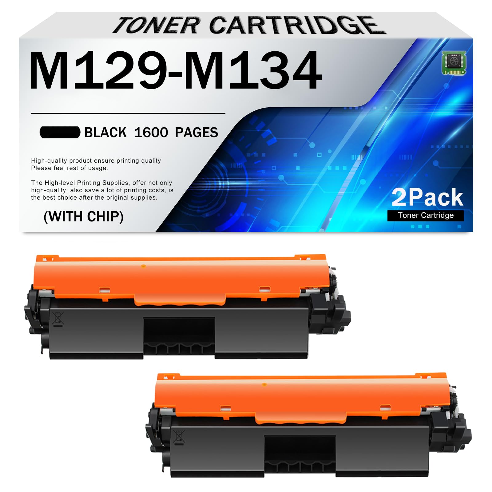Cartucho de tóner de Alta Capacidad M129-M134 de Repuesto Compatible