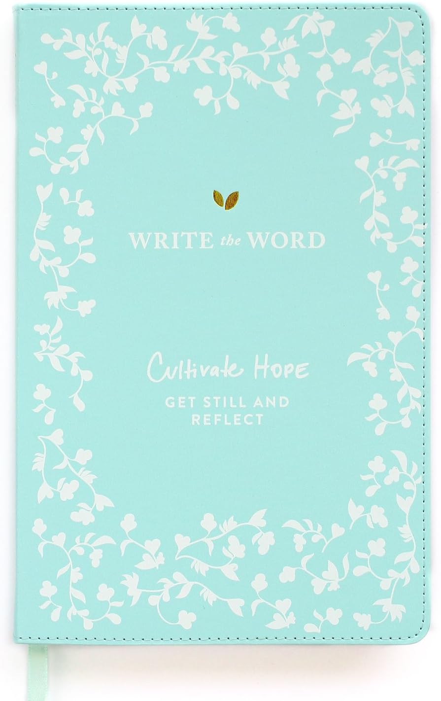 MUDHEN Write the Word Bible Journal: Scripture Faith Journal by Lara Casey (Light Blue)