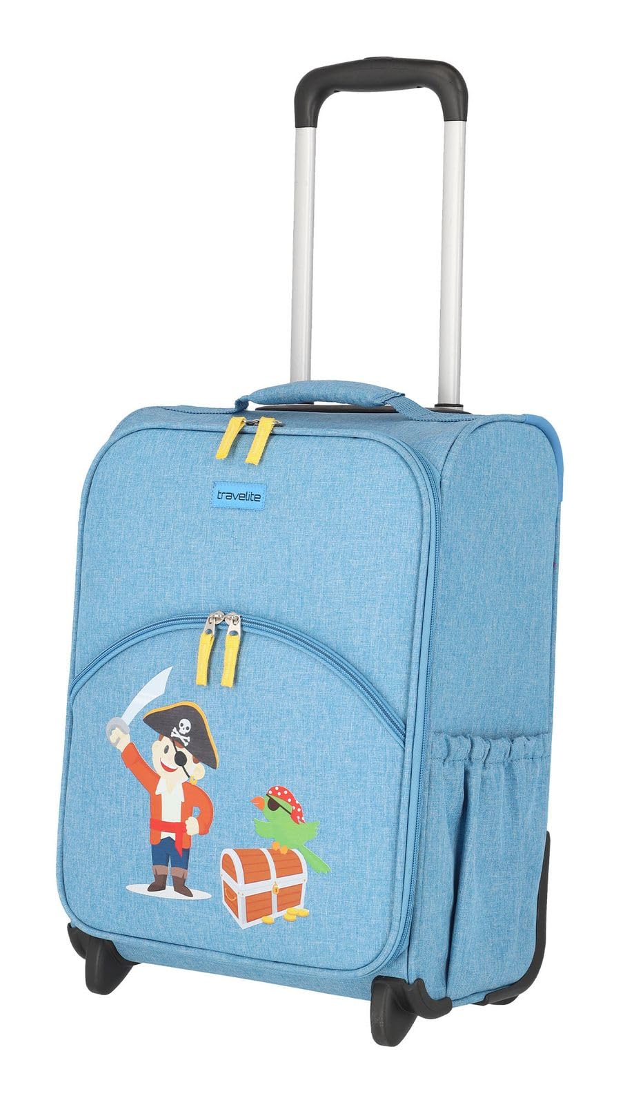 Travelite Kinderkoffer mit 2 Rollen, Kindergepäck für Mini-Weltentdecker, Youngster, Handgepäck Reisekoffer Kindertrolley, 44cm, 20 Liter, 1,9kg