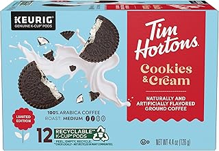 Cookies & Cream Flavored Coffee 12ct KCUPs