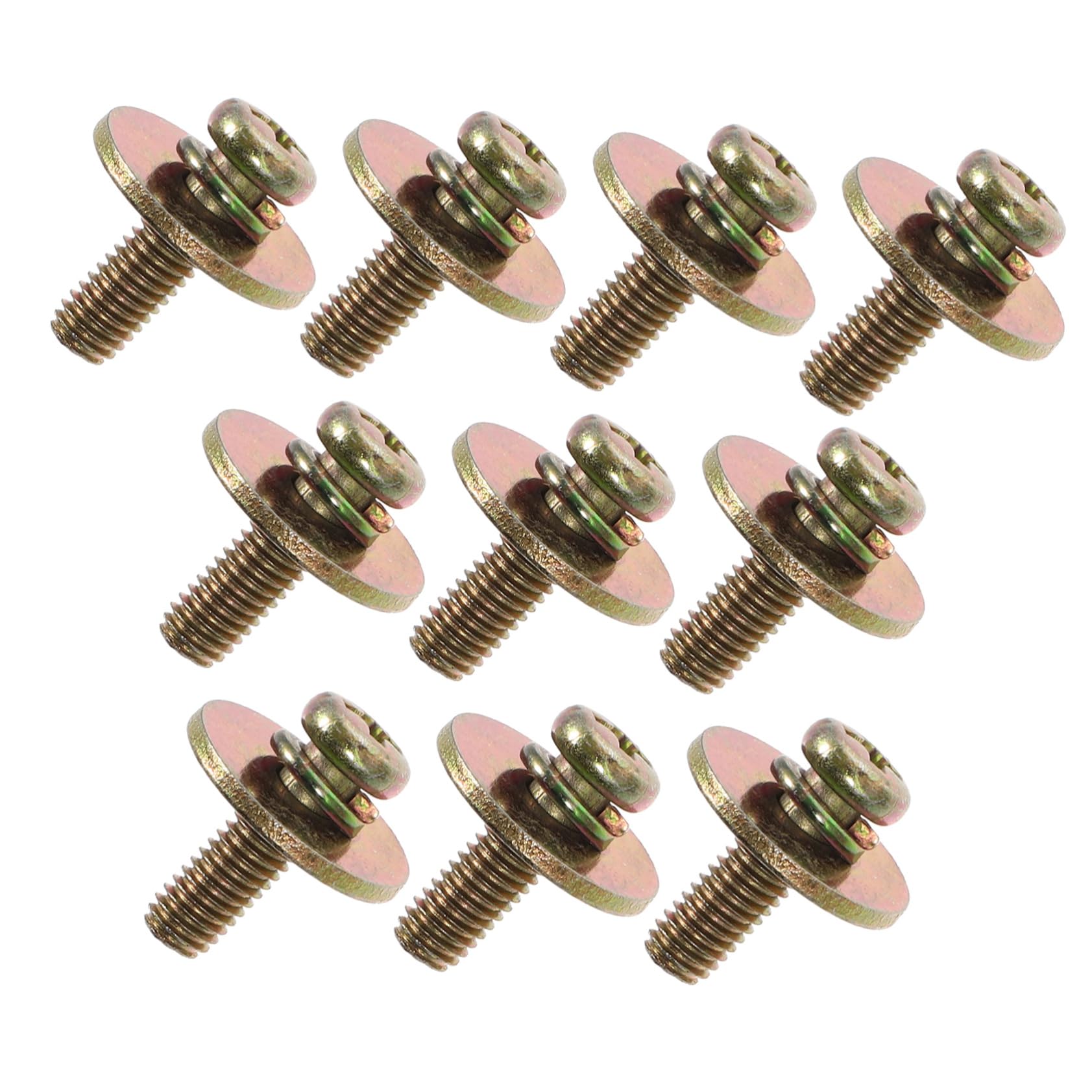ERINGOGO 20Pcs Drum Lug Screws Replacement for Snare Drum Mounting Durable Percussion Mounts Musical Instrument Accessories