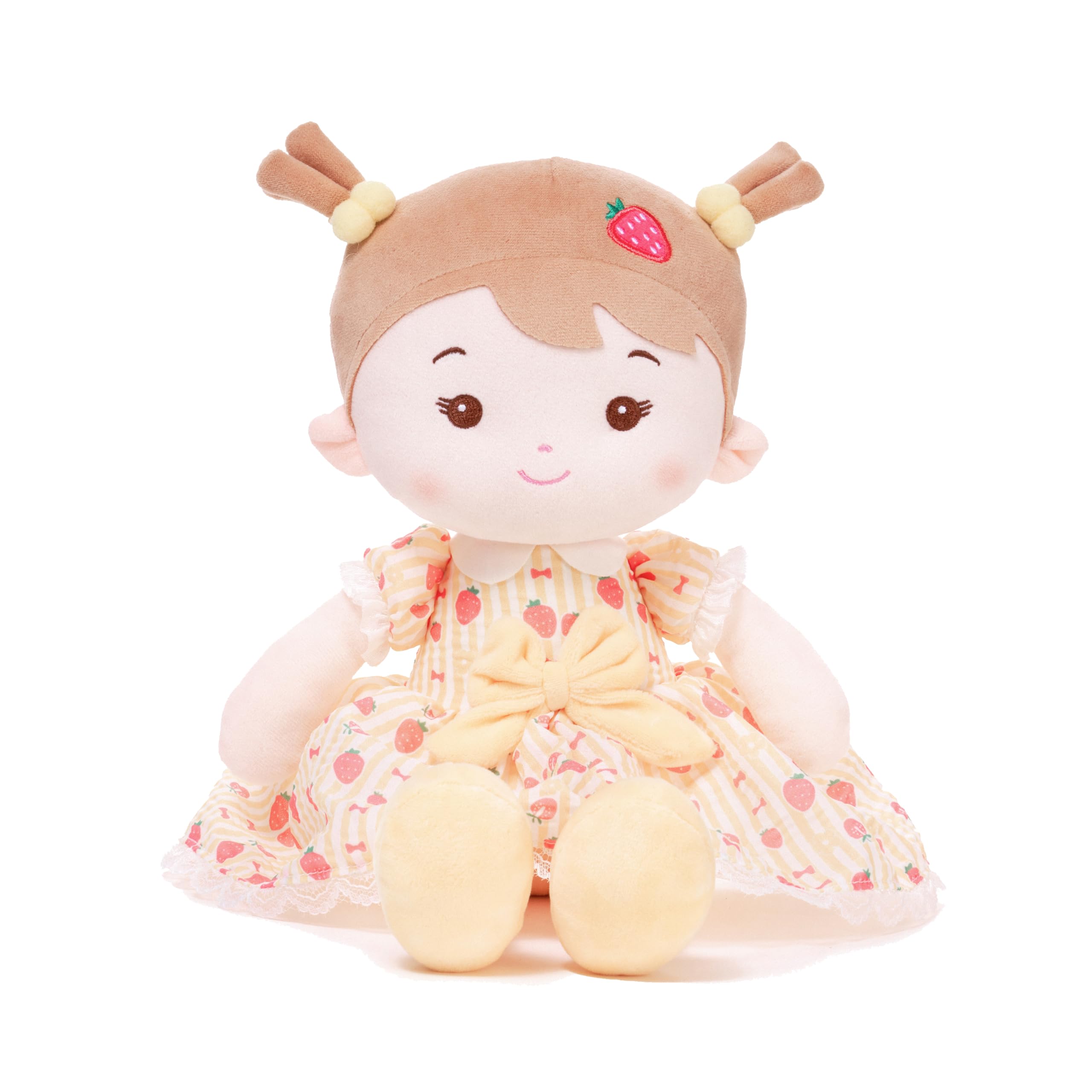 LeyaDoll Baby Rag Doll 16",First Baby toys for 2 year old girls