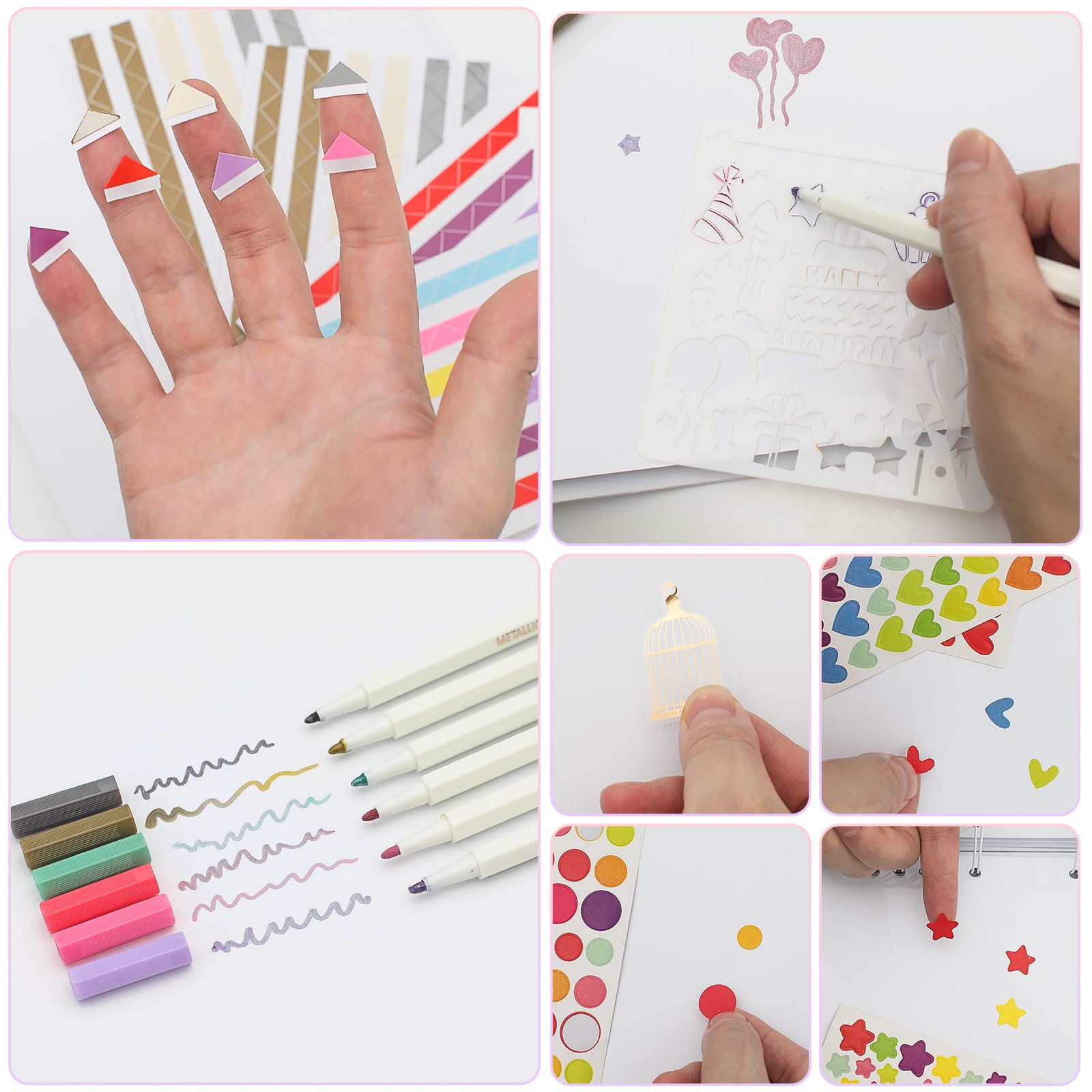 Album Fotografico Personalizzabile 80 Pagine - Scrapbook Bianco Per Matrimoni, Viaggi E Compleanni - Foto 5