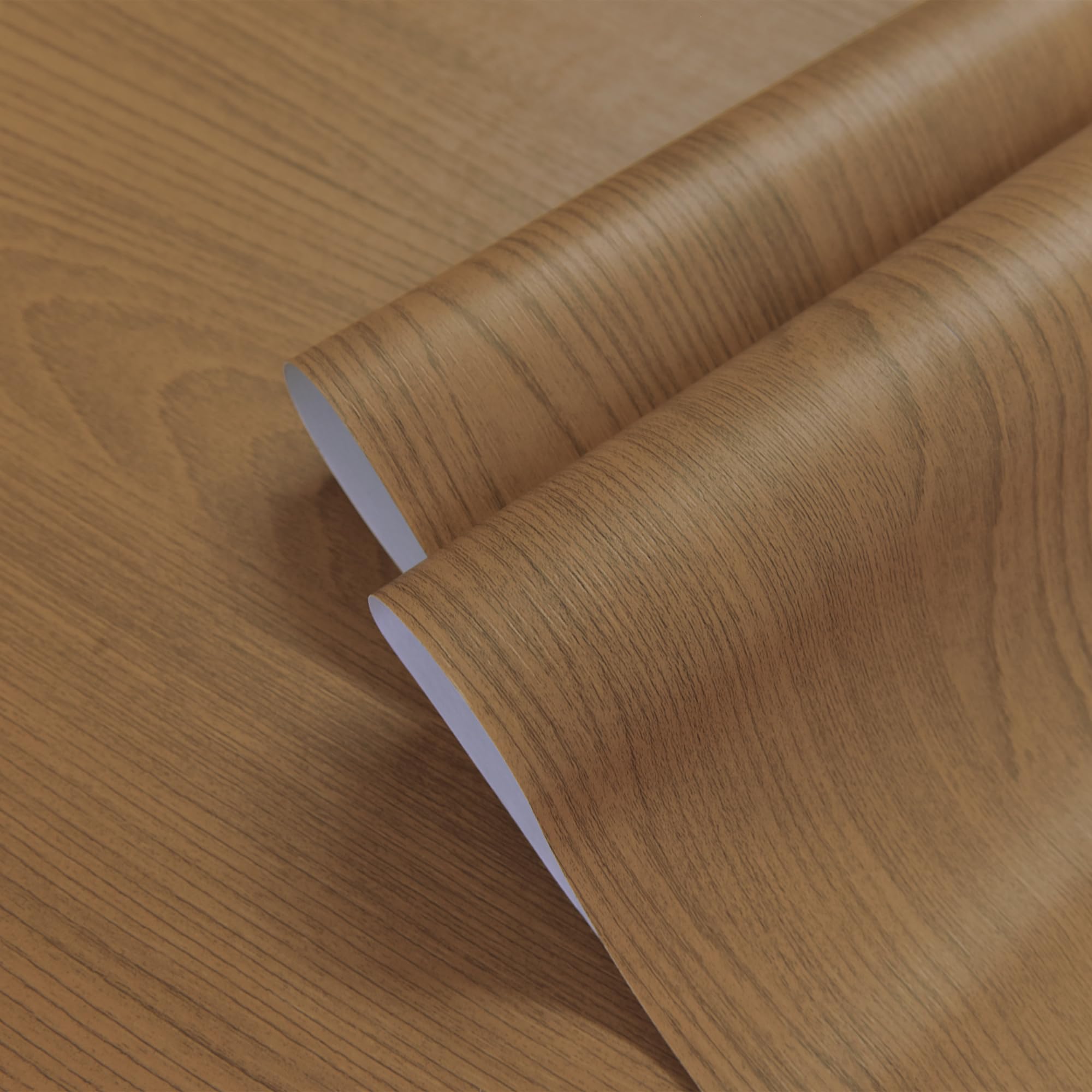 Extra Wide Brown Wood Contact Paper Peel and Stick Wallpaper for bedroom