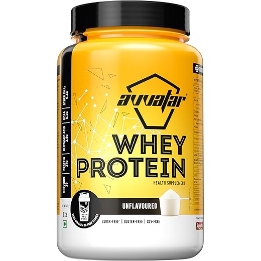 avvatar Whey Protein Unflavoured 1Kg