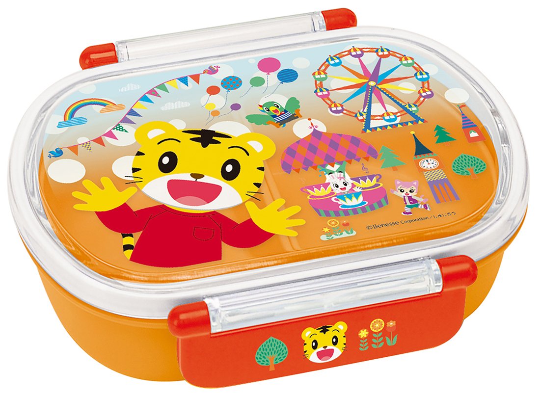 Boîte à déjeuner Skater Shimajiro 360ml fabriquée au Japon pour enfants