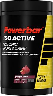 Powerbar Isoactive (600g) Ponche de frutos rojos Energía y resistencia Electrolitos